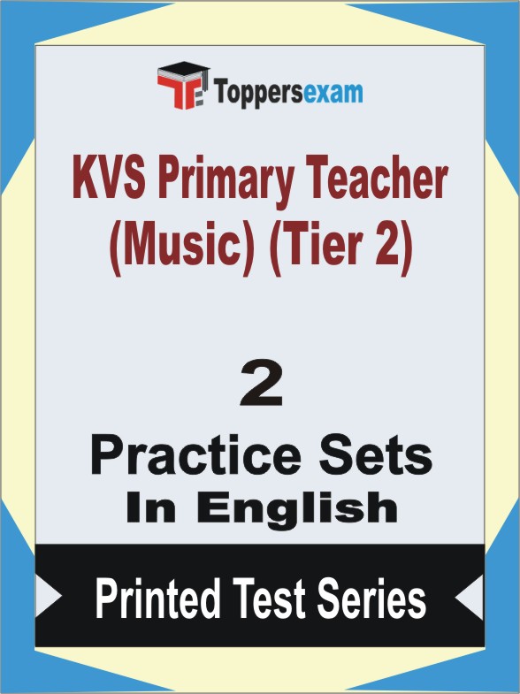 KVS Primary Teacher (Music) Tier 2 Book in English - Question Paper / Practice Set