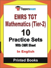 EMRS TGT Mathematics (Tier-2) Book in English - Practice Set