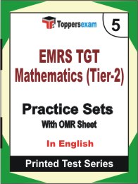 EMRS TGT Mathematics (Tier-2) Book in English - Mock Test / Practice Set