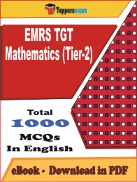 EMRS TGT Mathematics (Tier-2) PDF Book In English - MCQ / Objective Questions