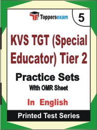 KVS TGT (Special Educator) (Tier 2) Book in English - Mock Test / Practice Set
