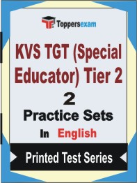 KVS TGT (Special Educator) (Tier 2) Book in English - Question Paper / Practice Set