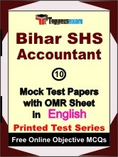 Bihar SHS Accountant Exam Mock Test Papers (Book) in English
