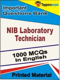 NIB Laboratory Technician Book in English - Objective MCQ