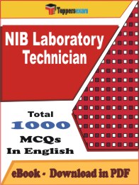 NIB Laboratory Technician PDF Book In English - MCQ / Objective Questions