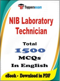 NIB Laboratory Technician PDF Book In English - MCQ / Objective Questions