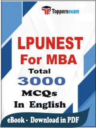 LPUNEST For MBA PDF Book In English - MCQ / Objective Questions