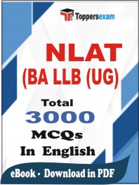 NLAT (BA LLB (UG) PDF Book In English - MCQ / Objective Questions
