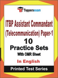 ITBP Assistant Commandant (Telecommunication) Paper-1 Book in English - Practice Set