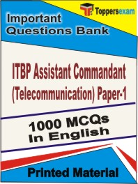ITBP Assistant Commandant (Telecommunication) Paper-1 Book in English - Objective MCQ