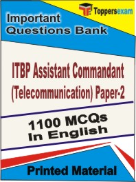 ITBP Assistant Commandant (Telecommunication) Paper-2 Book in English - Objective MCQ
