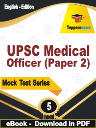 UPSC Medical Officer (Paper 2) Test PDF Book In English - Practice Set