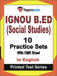 IGNOU B.ED (Social Studies) Book in English - Practice Set