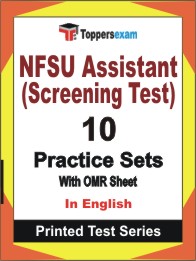 NFSU Assistant (Screening Test) Book in English - Practice Set