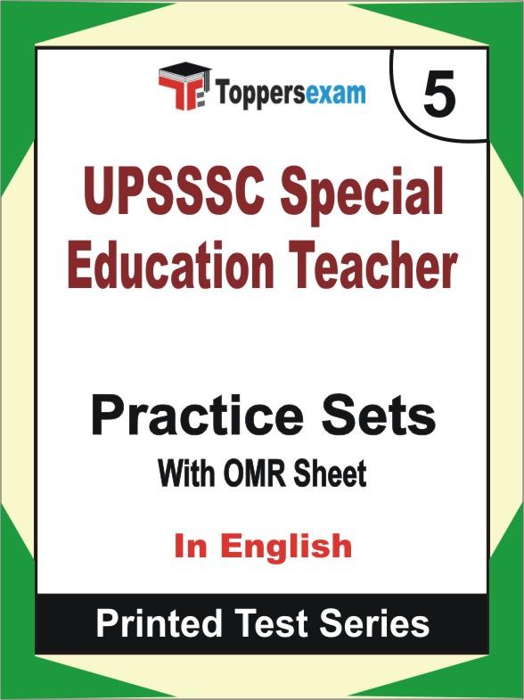 UPSSSC Special Education Teacher Book in English - Mock Test / Practice Set