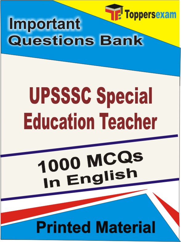 UPSSSC Special Education Teacher Book in English - Objective MCQ