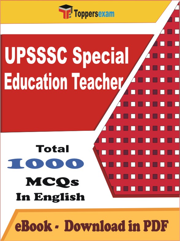 UPSSSC Special Education Teacher PDF Book In English - MCQ / Objective Questions