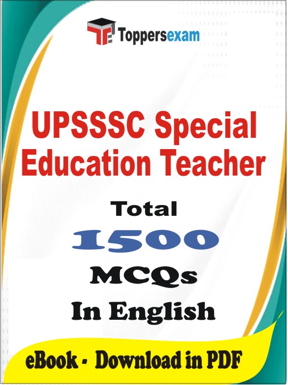 UPSSSC Special Education Teacher PDF Book In English - MCQ / Objective Questions