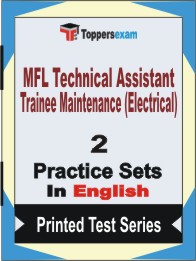 MFL Technical Assistant Trainee Maintenance (Electrical) Book in English - Question Paper / Practice Set