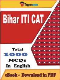 Bihar ITI CAT PDF Book In English - MCQ / Objective Questions