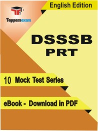DSSSB PRT Test PDF Book in English - Mock Test/Practice Set