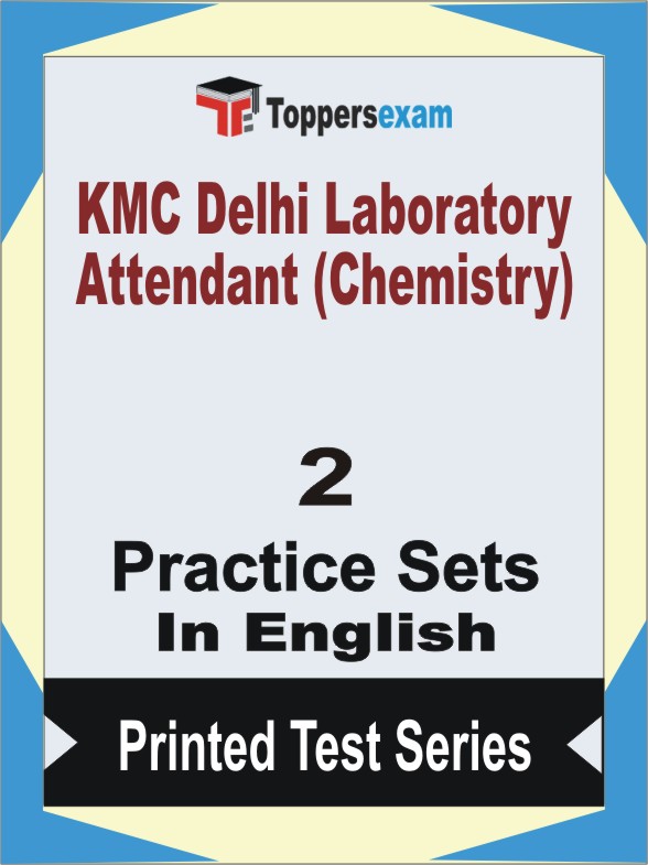 KMC Delhi Laboratory Attendant (Chemistry) Book in English - Question Paper / Practice Set