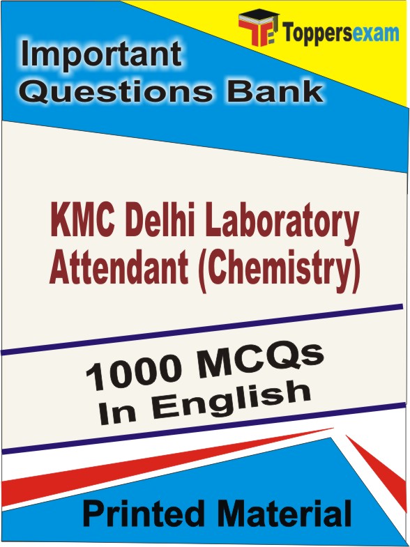KMC Delhi Laboratory Attendant (Chemistry) Book in English - Objective MCQ