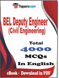 BEL Deputy Engineer (Civil Engineering) PDF Book in English - MCQ / Objective Questions