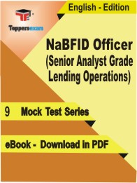 NaBFID Officer (Senior Analyst Grade Lending Operations) Test PDF Book in English - Mock Test/Practice Set