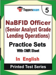 NaBFID Officer (Senior Analyst Grade Lending Operations) Book in English - Mock Test / Practice Set