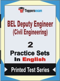 BEL Deputy Engineer (Civil Engineering) Book in English - Question Paper / Practice Set