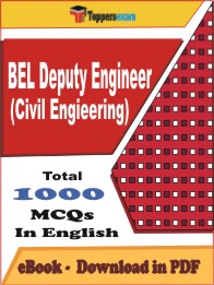 BEL Deputy Engineer (Civil Engineering) PDF Book in English - MCQ / Objective Questions