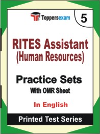 RITES Assistant (Human Resources) Book in English - Mock Test / Practice Set