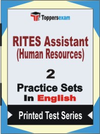RITES Assistant (Human Resources) Book in English - Question Paper / Practice Set