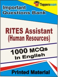 RITES Assistant (Human Resources) Book in English - Objective MCQ