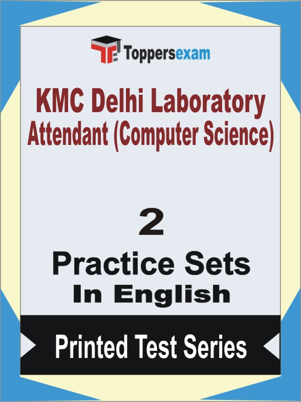 KMC Delhi Laboratory Attendant (Computer Science) Book in English - Question Paper / Practice Set