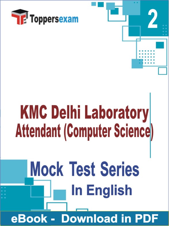 KMC Delhi Laboratory Attendant (Computer Science) PDF Book In English - Question Paper