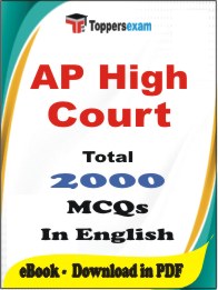 AP High Court PDF Book In English - MCQ / Objective Questions