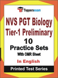 NVS PGT Biology (Tier-1) Preliminary Book in English - Practice Set