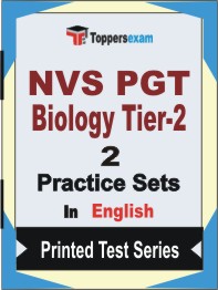NVS PGT Biology (Tier-2) Book in English - Question Paper / Practice Set