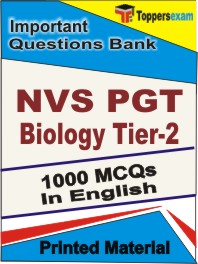 NVS PGT Biology (Tier-2) Book in English - Objective MCQ
