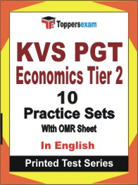 KVS PGT Economics (Tier-2) Book in English - Practice Set