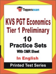 KVS PGT Economics Tier 1 Preliminary Book in English - Practice Set