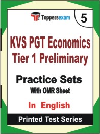 KVS PGT Economics Tier 1 Preliminary Book in English - Mock Test / Practice Set