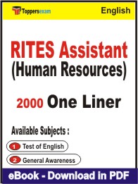 RITES Assistant (Human Resources) One Liner Book PDF in English