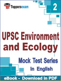 UPSC Environment and Ecology Test PDF Book In English - Question Paper