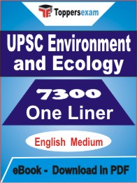 UPSC Environment and Ecology One Liner Book PDF in English
