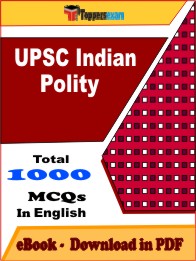 UPSC Indian PolityPDF Book InEnglish - MCQ / Objective Questions