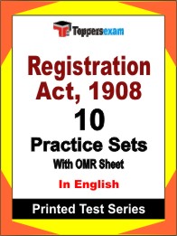 Registration Act, 1908Book in English - Practice Set