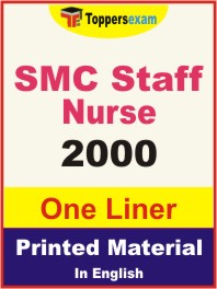 SMC Staff Nurse One Liner Book in English